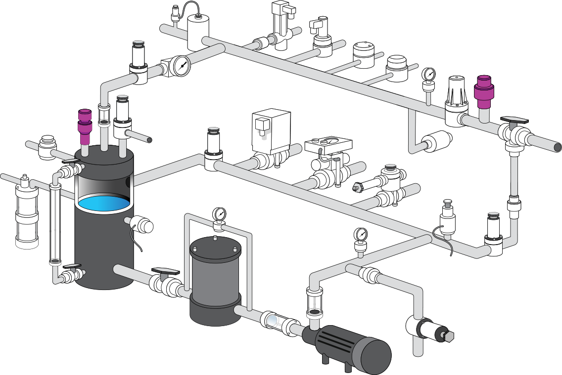 Venting Valves & Vacuum Breakers Diagram